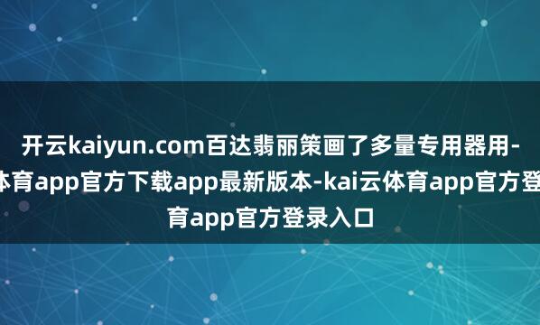 开云kaiyun.com百达翡丽策画了多量专用器用-kai云体育app官方下载a